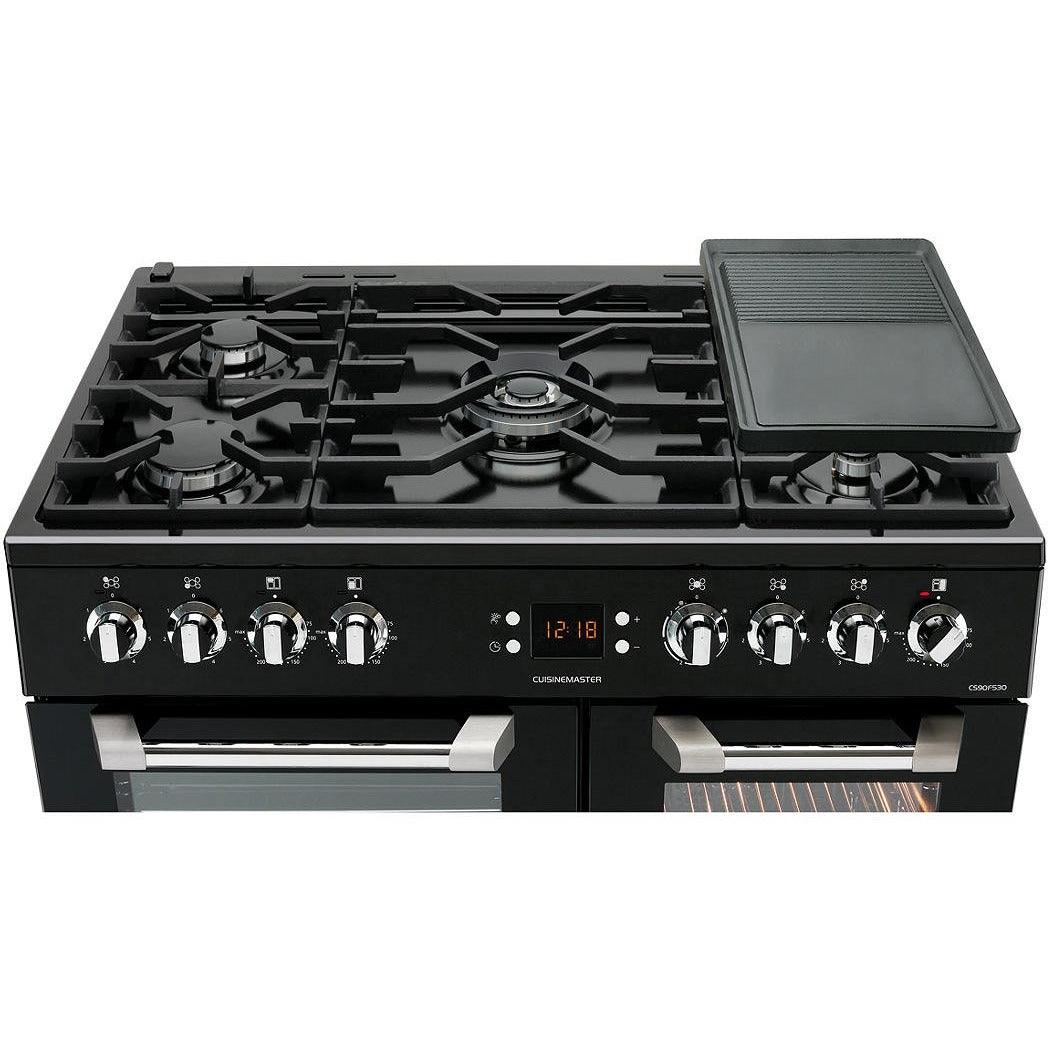 Leisure Cuisinemaster 90cm Dual Fuel Range Cooker - Black | CS90F530K from DID Electrical - guaranteed Irish, guaranteed quality service. (6890767909052)