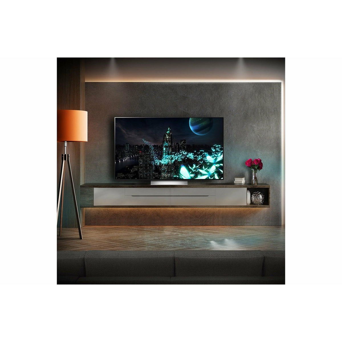 LG C2 55&quot; 4K UHD HDR OLED Smart TV - Perfect Black | OLED55C26LD.AEK (7519975309500)