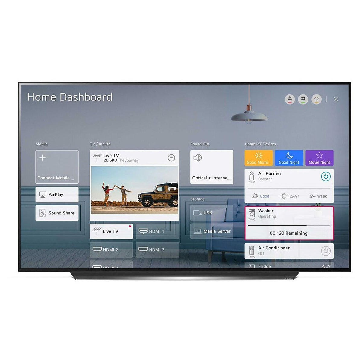 LG CX 77&quot; 4K Ultra HD OLED Smart TV - Black | OLED77CX6LA from DID Electrical - guaranteed Irish, guaranteed quality service. (6890898129084)