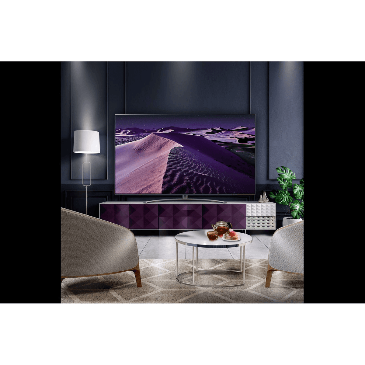LG QNED86 65&quot; 4K QNED MiniLED Smart TV - Dark Meteor Titan | 65QNED866QA.AEK (7517786931388)