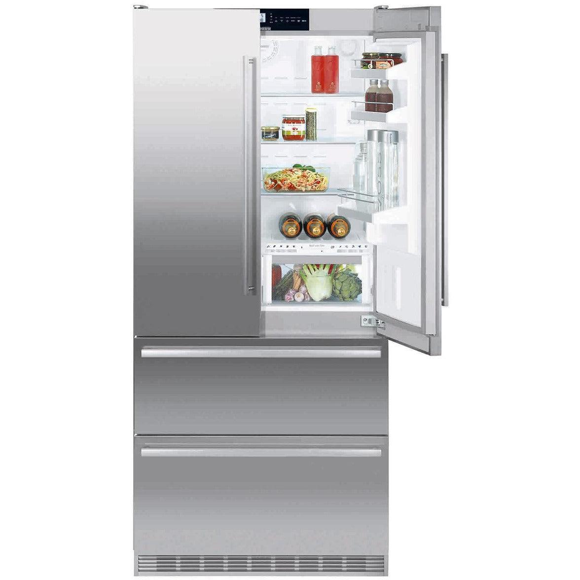 Liebherr 60/40 NoFrost Freestanding American Fridge Freezer - Stainless Steel | CBNES6256 from DID Electrical - guaranteed Irish, guaranteed quality service. (6890759979196)