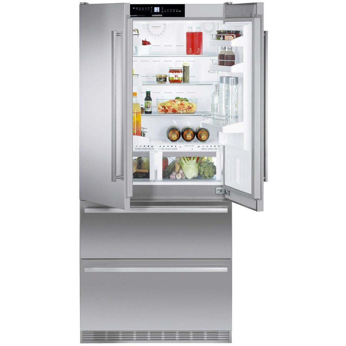 Liebherr 60/40 NoFrost Freestanding American Fridge Freezer - Stainless Steel | CBNES6256 from DID Electrical - guaranteed Irish, guaranteed quality service. (6890759979196)