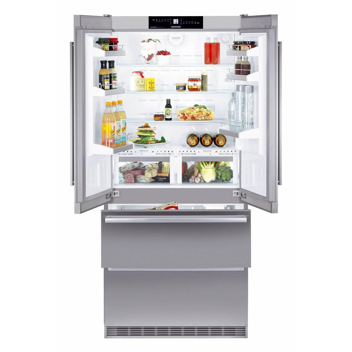 Liebherr 60/40 NoFrost Freestanding American Fridge Freezer - Stainless Steel | CBNES6256 from DID Electrical - guaranteed Irish, guaranteed quality service. (6890759979196)