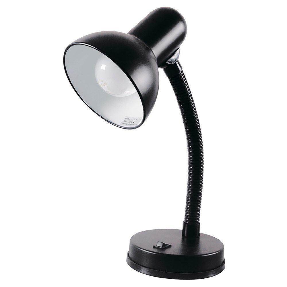 Lloytron Home Life 35W Classic Flexi Desk Lamp - Onyx Black | L958BK (7472764780732)