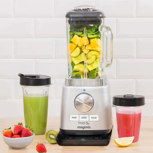 Magimix Blender Power 5XL 2L 1500W Powerful Blender - Matte Chrome | 11644 from Magimix - DID Electrical