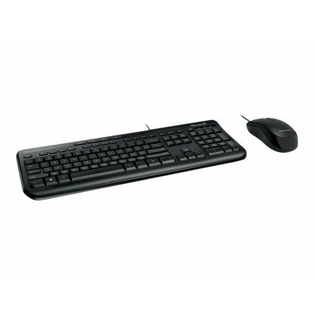 Microsoft Wired Desktop 600 Keyboard &amp; Mouse Set - Black | APB-00006 (7500108660924)