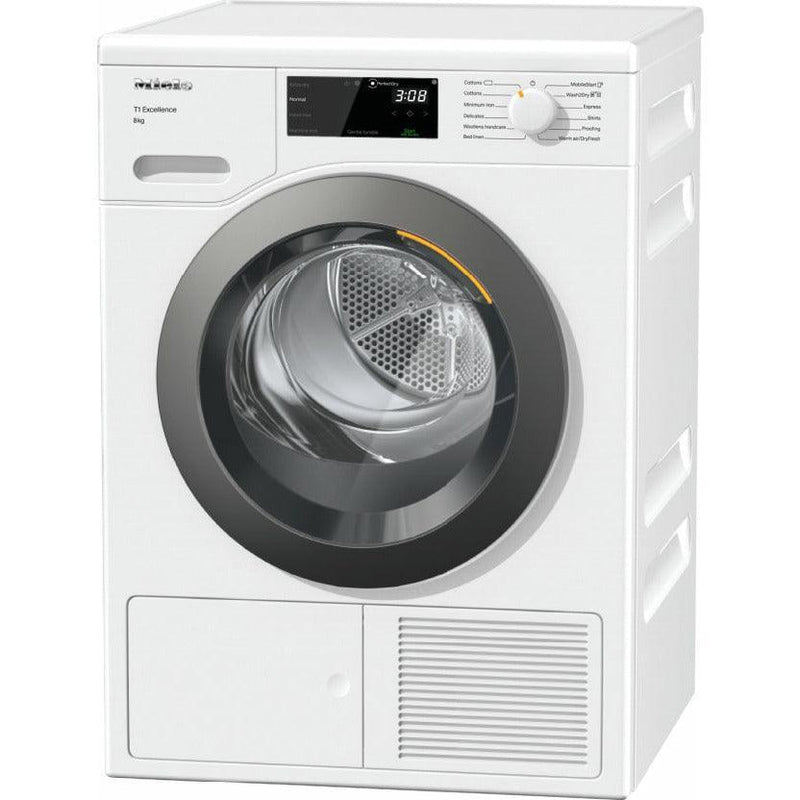 Miele 8KG Freestanding Heat Pump Tumble Dryer - Lotus White | TED265WP (7502243397820)