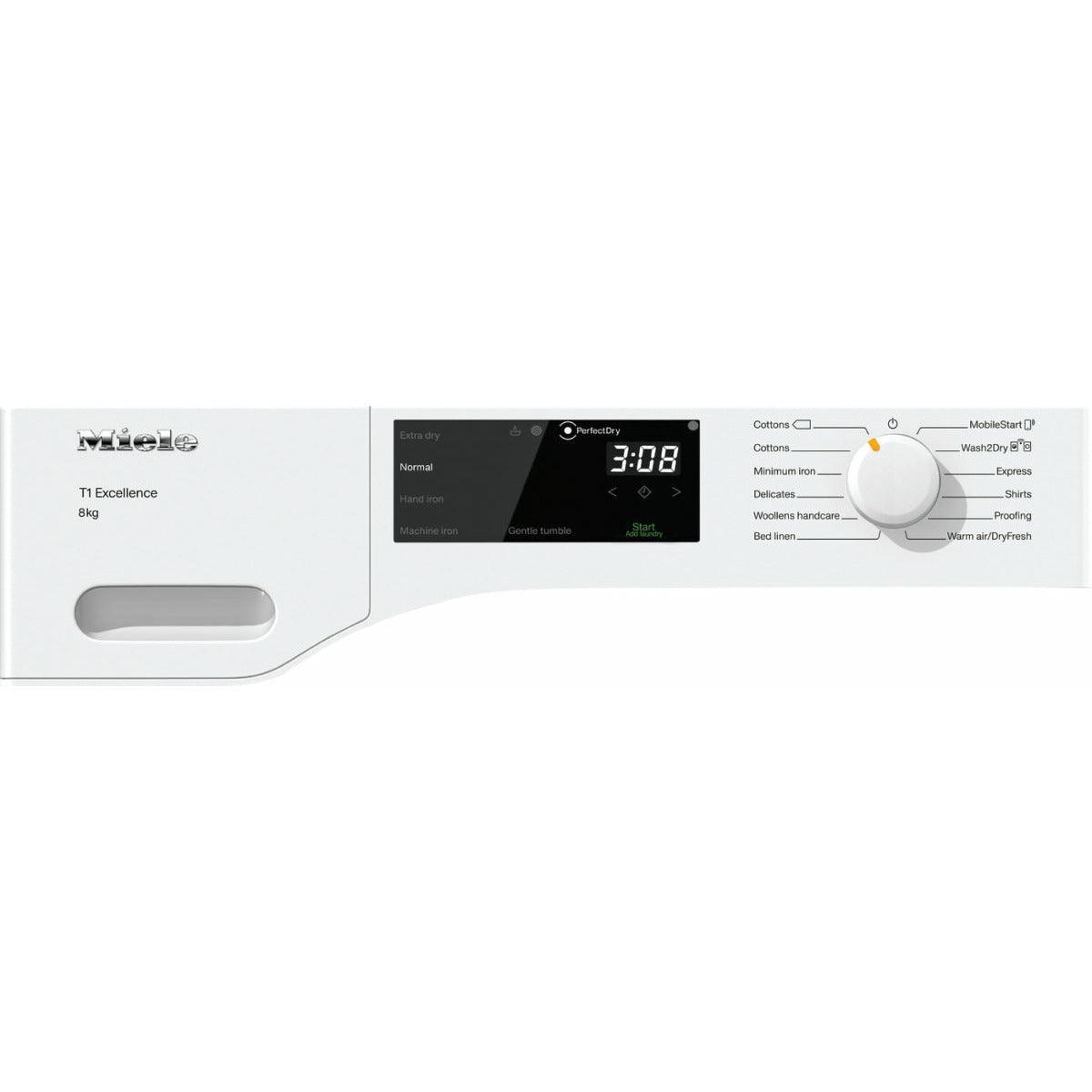 Miele 8KG Freestanding Heat Pump Tumble Dryer - Lotus White | TED265WP (7502243397820)