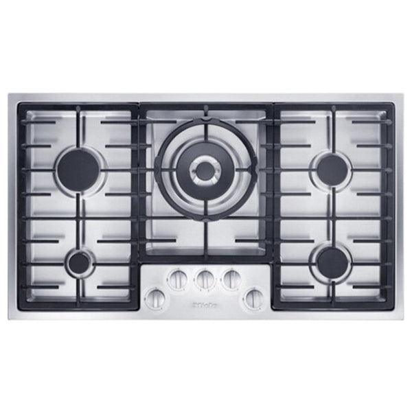 Miele 90cm 5 Zone Gas Hob - Stainless Steel | KM2357-1G from DID Electrical - guaranteed Irish, guaranteed quality service. (6890859135164)