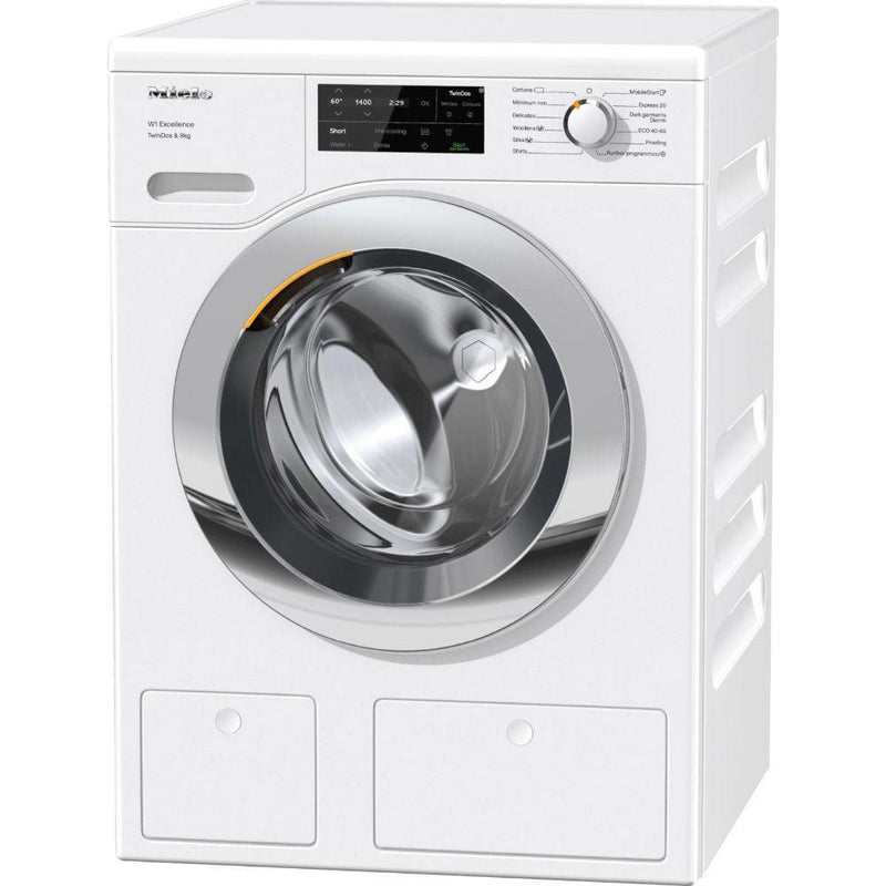 Miele 9KG 1400 Spin TwinDos Freestanding Washing Machine - Lotus White | WEG 665 (7365950898364)