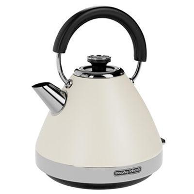 Morphy Richards 1.5L 3000W Venture Pyramid Kettle - Cream | 100132 (7312384852156)