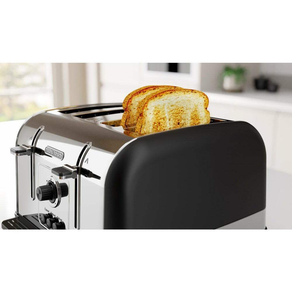 Morphy Richards 1800W 4 Slice Toaster - Black | 240131 (7367131955388)