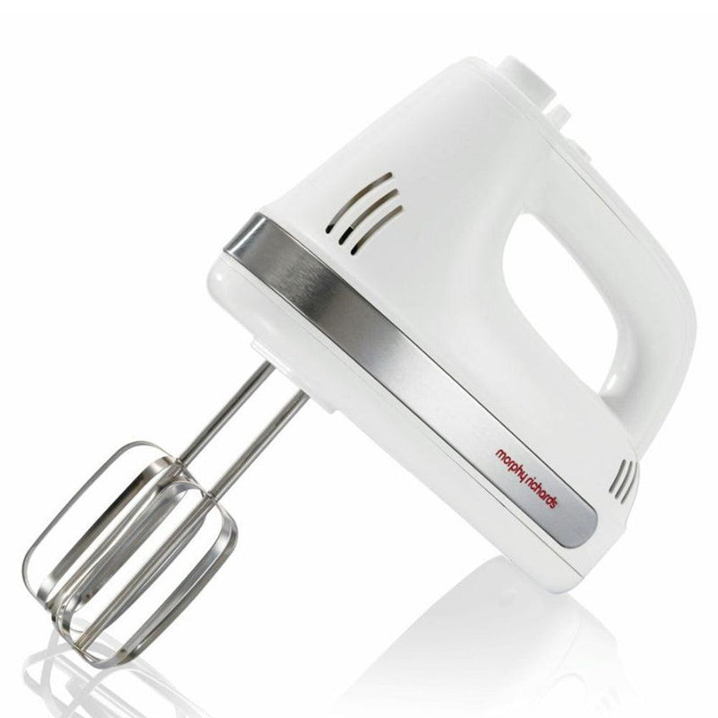 Morphy Richards 200W Hand Whisk - White & Silver | 980527 from DID Electrical - guaranteed Irish, guaranteed quality service. (6977702723772)