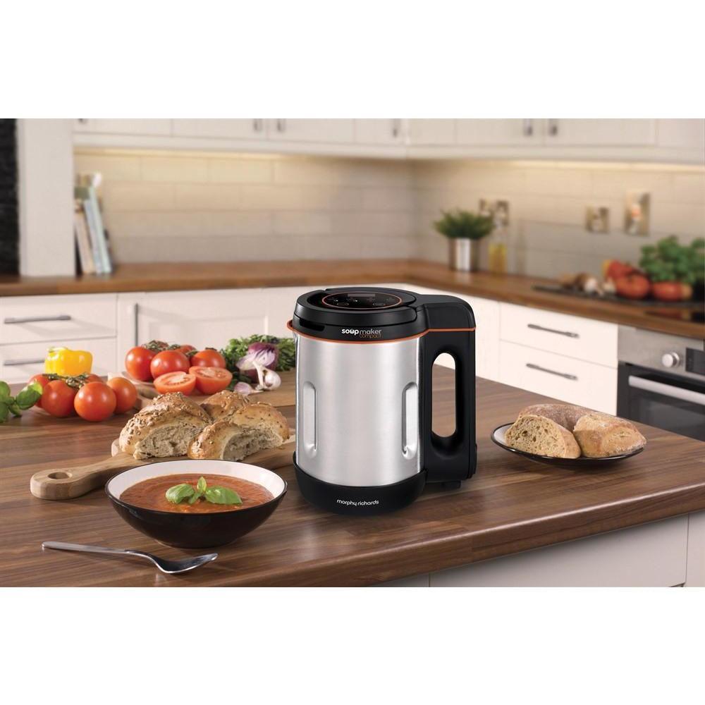 Morphy Richards 900W 1L Compact Soup Maker - Stainless Steel | 501021 from DID Electrical - guaranteed Irish, guaranteed quality service. (6977490288828)