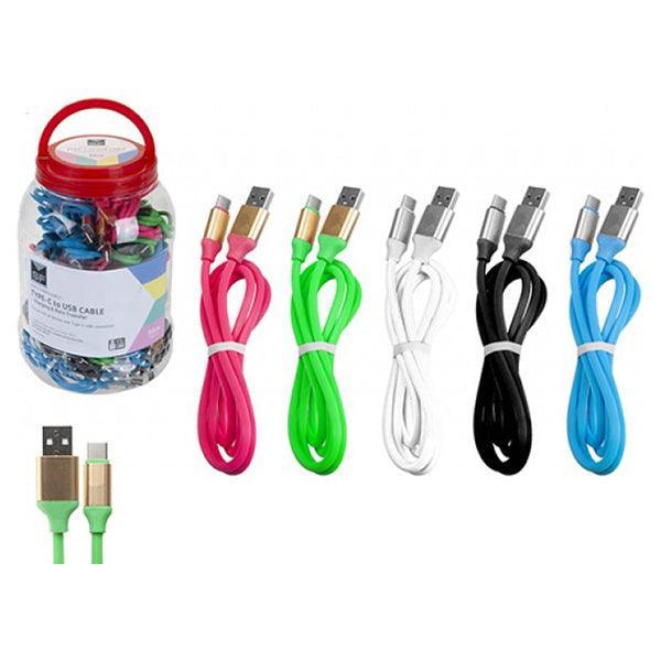 MSF Type C Fast Charge & Sync Cable - Assorted | 423047 (7413740961980)