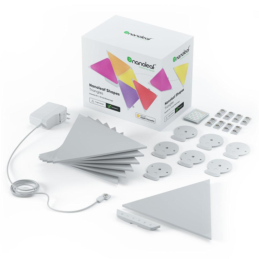 Nanoleaf 9 Light Triangle Shape Starter Kit - White | NL470002TW9PK from DID Electrical - guaranteed Irish, guaranteed quality service. (6977614381244)