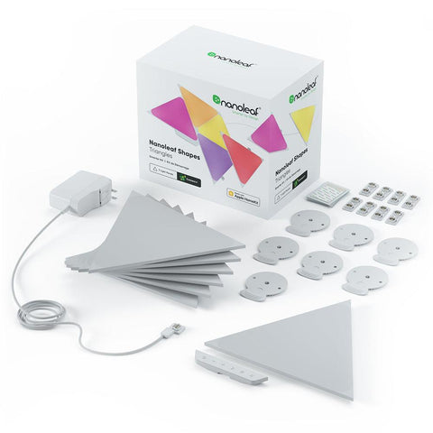 Nanoleaf 9 Light Triangle Shape Starter Kit - White | NL470002TW9PK