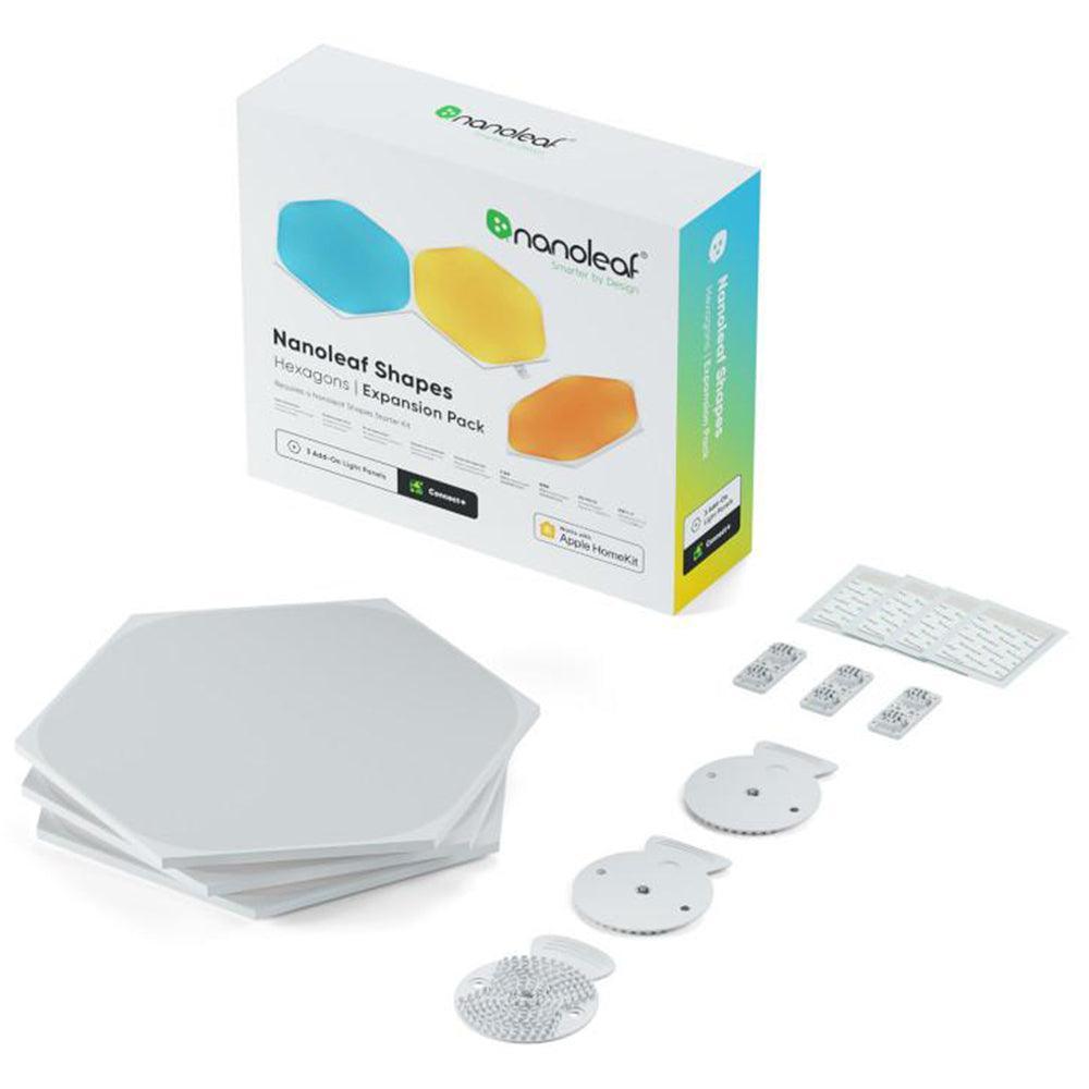 Nanoleaf Shapes Expansion Kit Pack of 3 - White | NL42-0001HX-3 from DID Electrical - guaranteed Irish, guaranteed quality service. (6977567064252)