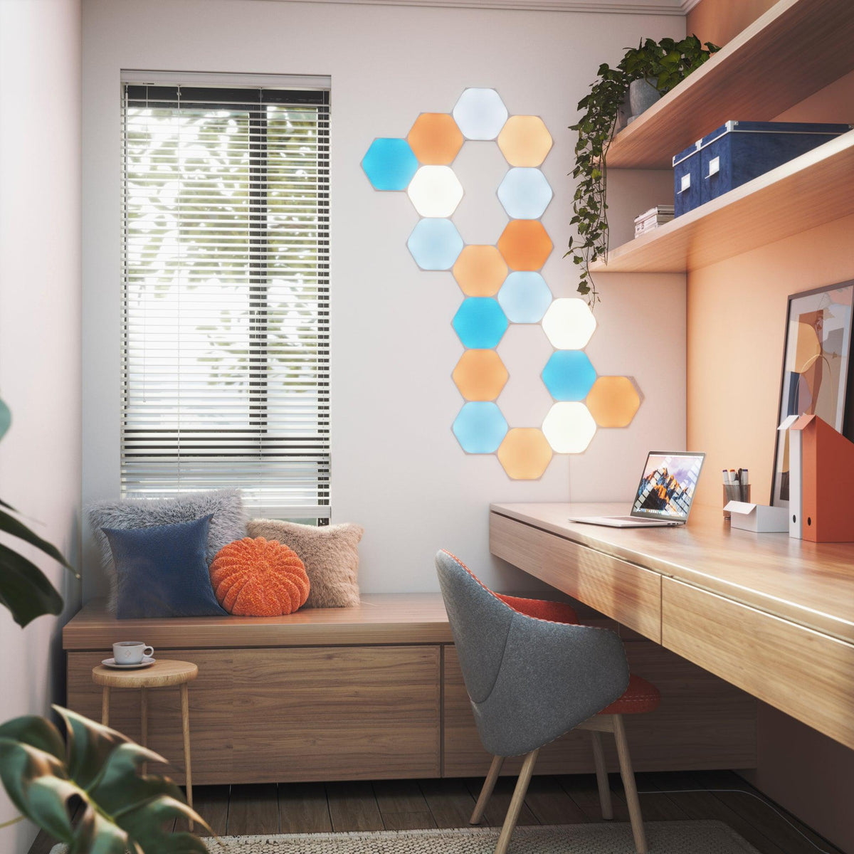Nanoleaf Shapes Expansion Kit Pack of 3 - White | NL42-0001HX-3 (6977567064252)