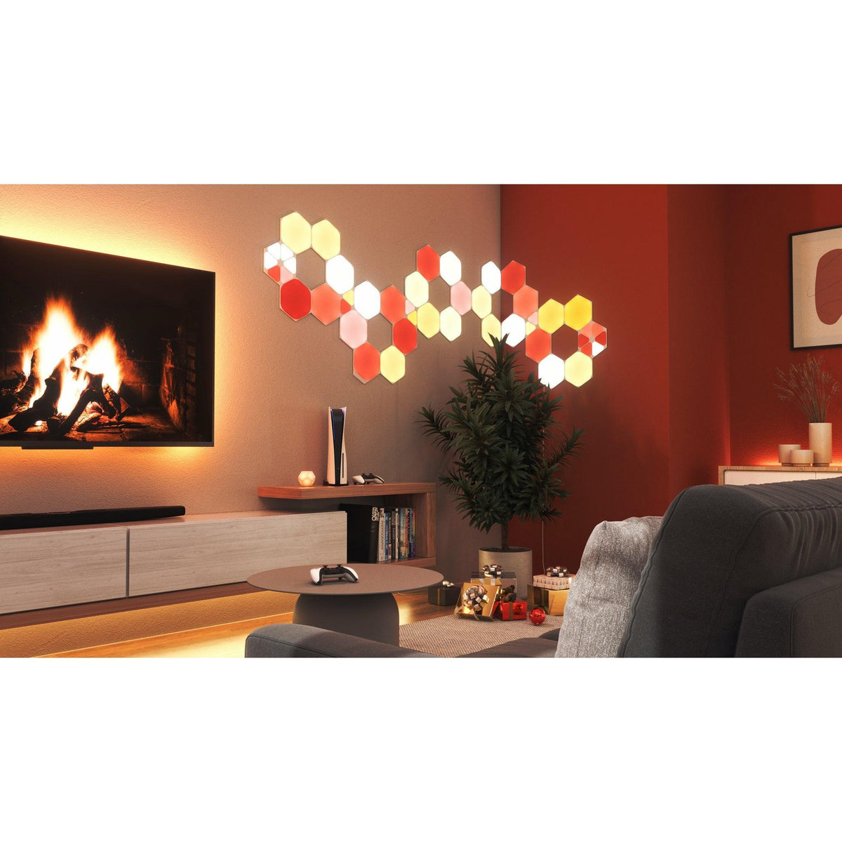 Nanoleaf Shapes Expansion Kit Pack of 3 - White | NL42-0001HX-3 (6977567064252)