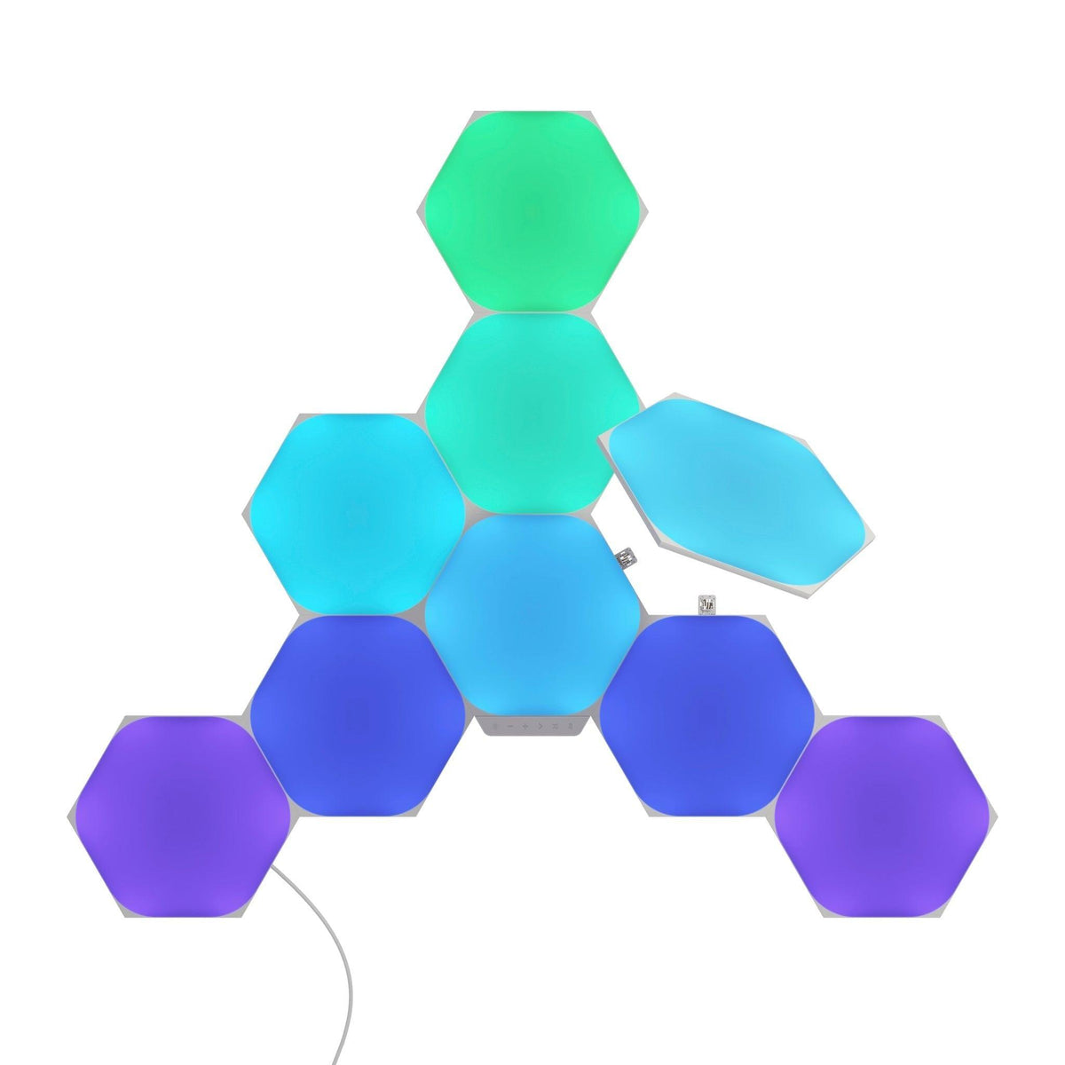 Nanoleaf Shapes Hexagon Starter Kit Pack of 9 - White | NL42-0002HX-9 (6977567195324)