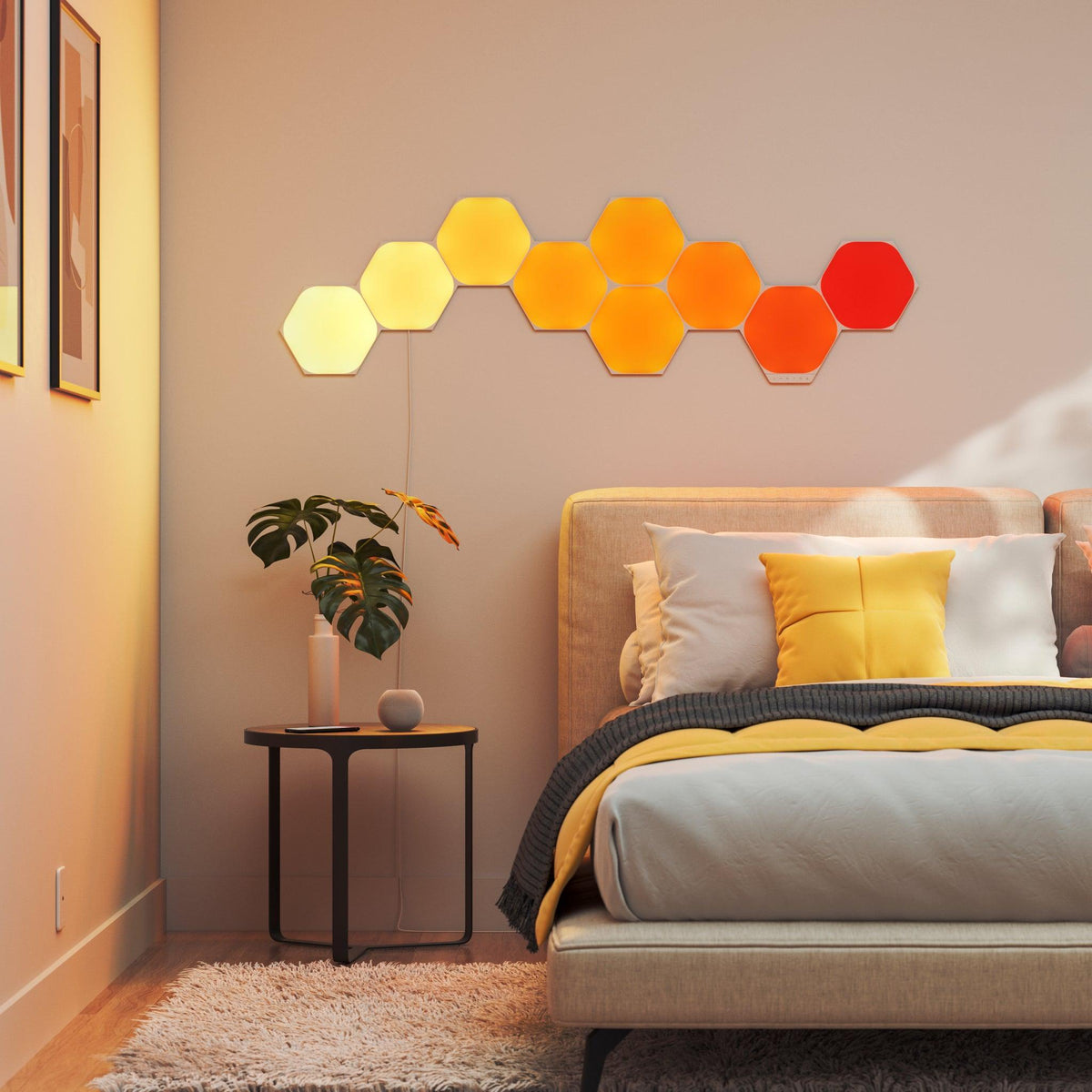 Nanoleaf Shapes Hexagon Starter Kit Pack of 9 - White | NL42-0002HX-9 (6977567195324)