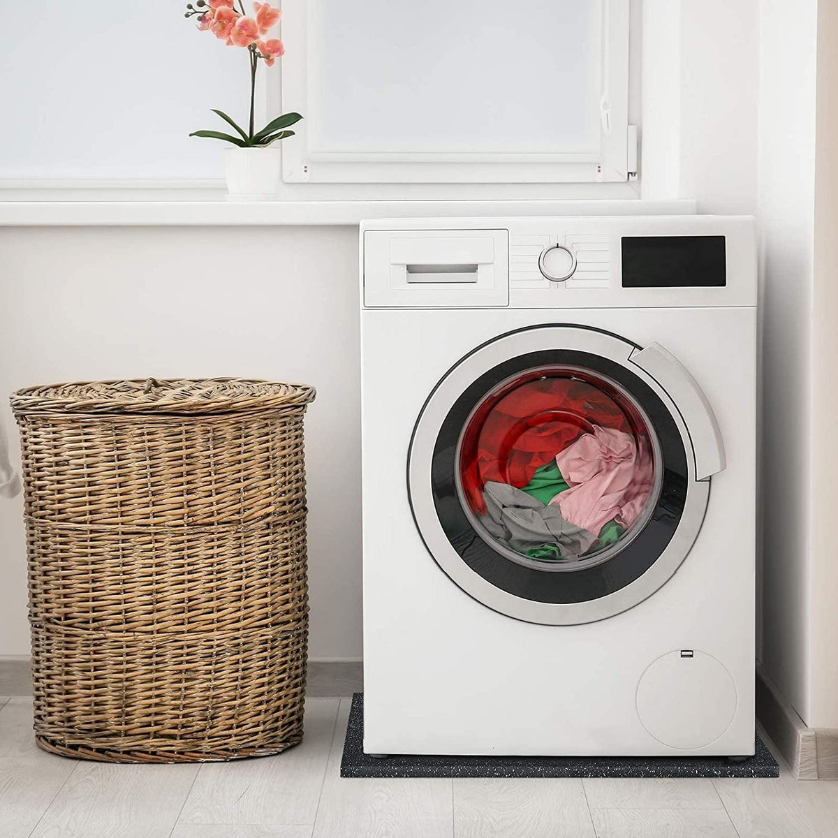 NBV 60x60cm Washing Machine &amp; Tumble Dryer Anti-Vibration Rubber Mat | 484635 (7105844084924)
