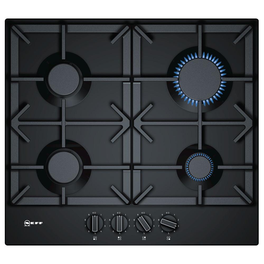 NEFF 60cm 4 Burner Built-In Gas Hob - Black | T26DS49S0 from DID Electrical - guaranteed Irish, guaranteed quality service. (6890847699132)
