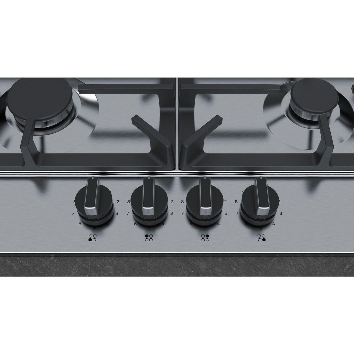 Neff 75cm 5 Burner Gas Hob - Stainless Steel | T27DS59N0 from DID Electrical - guaranteed Irish, guaranteed quality service. (6890762436796)