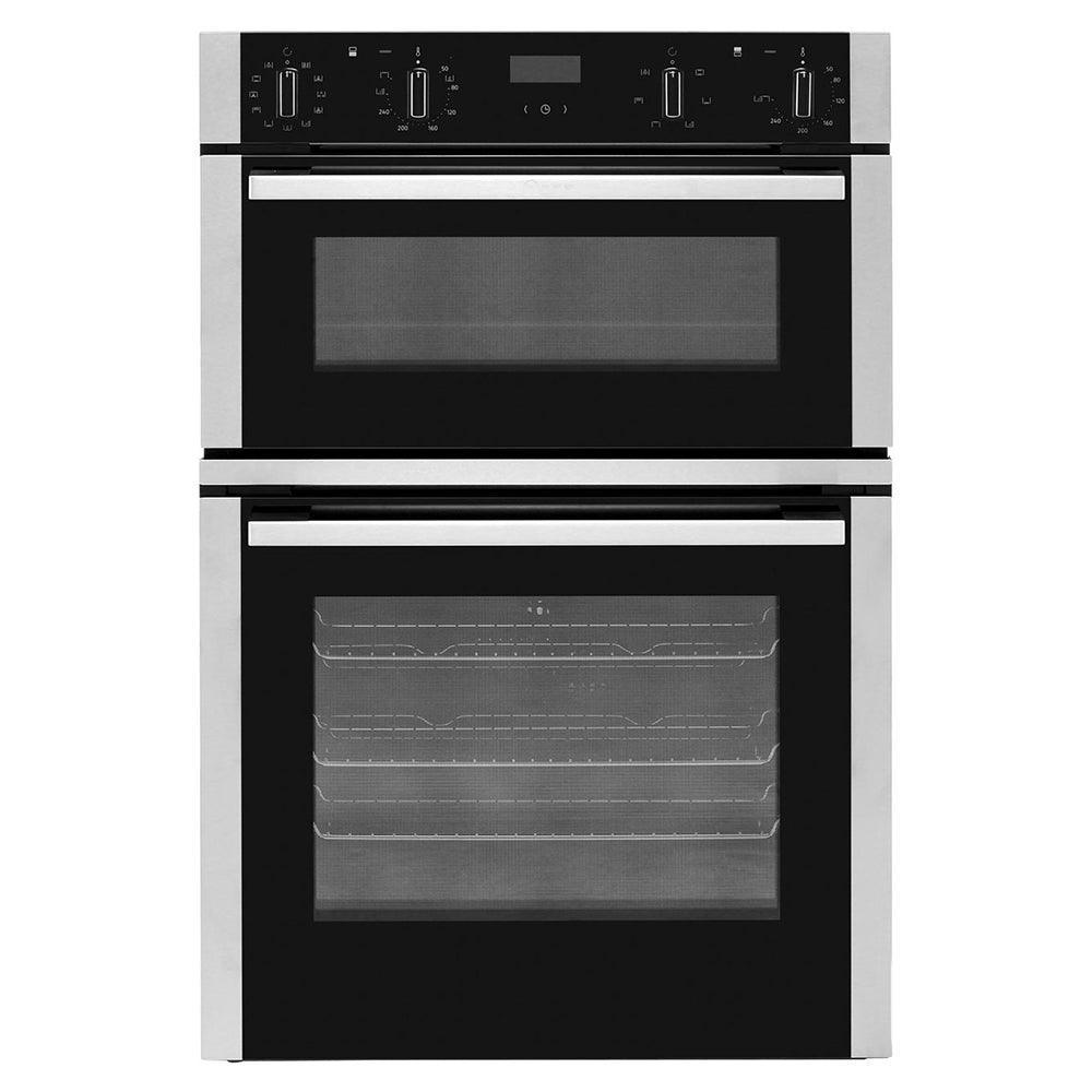 Neff Built-In Electric Double Oven with CircoTherm - Black | U1ACE5HN0B from DID Electrical - guaranteed Irish, guaranteed quality service. (6890790584508)