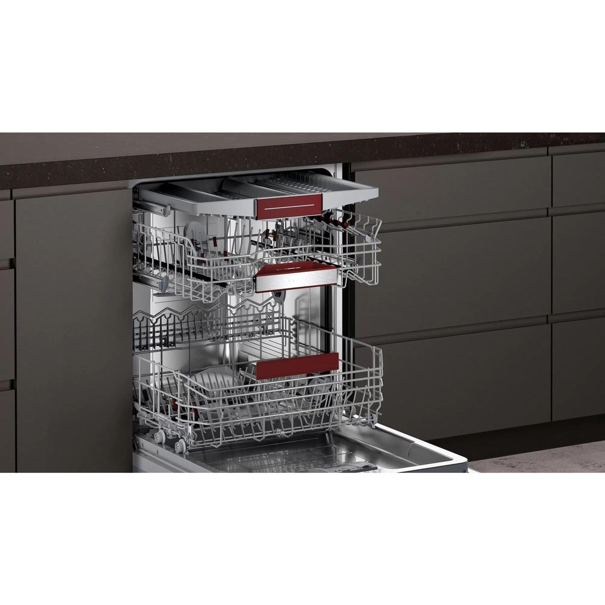 Neff N 50 60cm Fully Integrated Dishwasher - Stainless Steel | S155HCX27G from DID Electrical - guaranteed Irish, guaranteed quality service. (6977634959548)