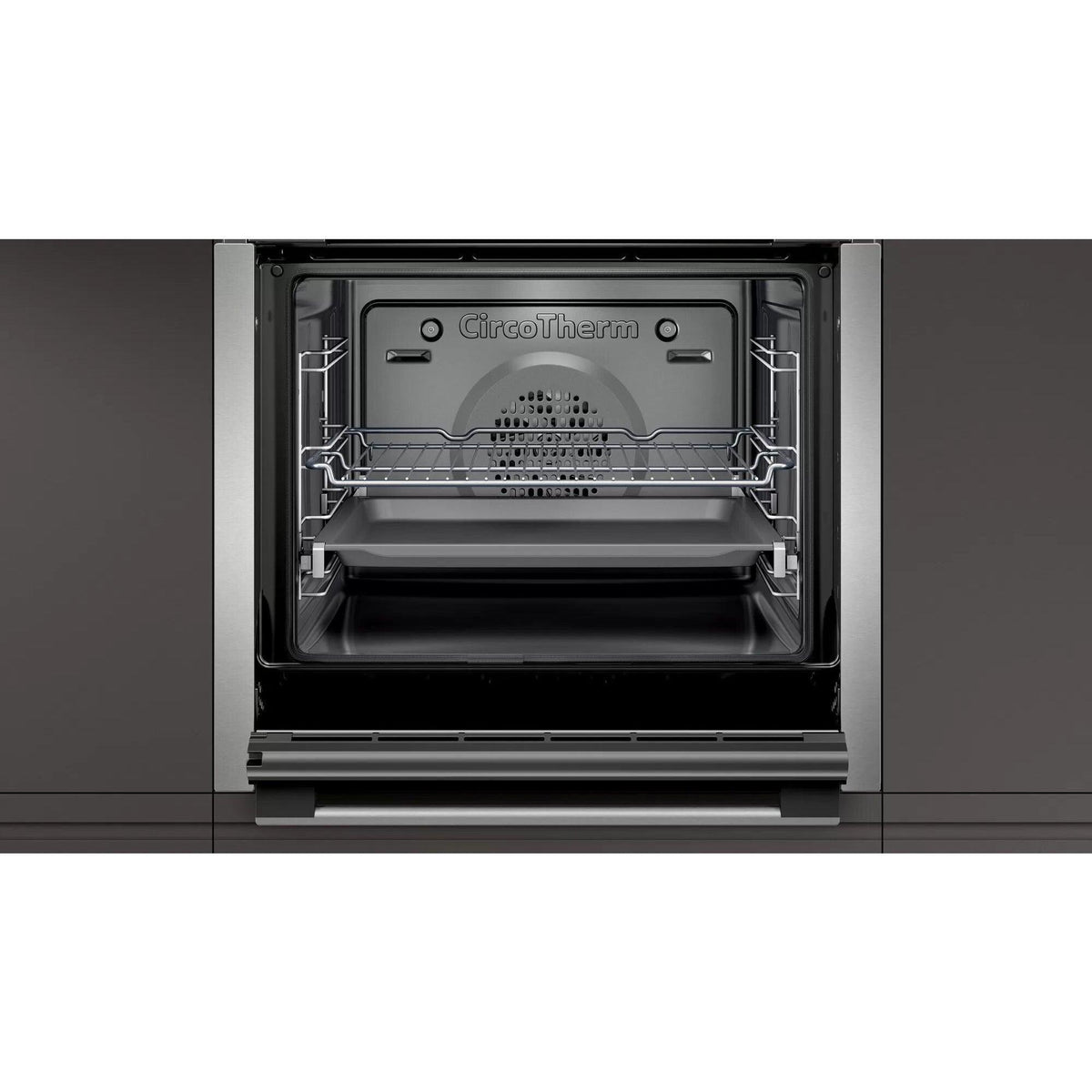 Neff N 50 71L Built-In Electric Single Oven - Stainless Steel | B6ACH7HH0B from DID Electrical - guaranteed Irish, guaranteed quality service. (6977496154300)