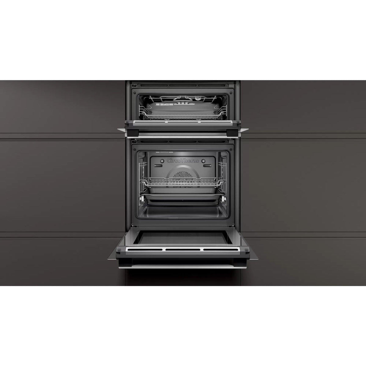 Neff N 50 Built-In Electric Double Oven - Stainless Steel | U2ACM7HH0B from DID Electrical - guaranteed Irish, guaranteed quality service. (6977649475772)