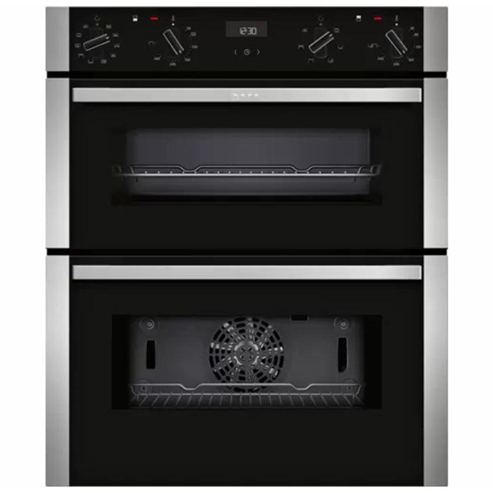 Neff N 50 Built-Under Double Oven - Stainless Steel | J1ACE4HN0B from DID Electrical - guaranteed Irish, guaranteed quality service. (6977649967292)