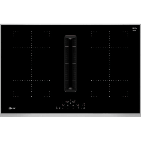 Neff N 70 80CM 4 Zone Induction Hob with Ventilation System - Black | T48TD7BN2