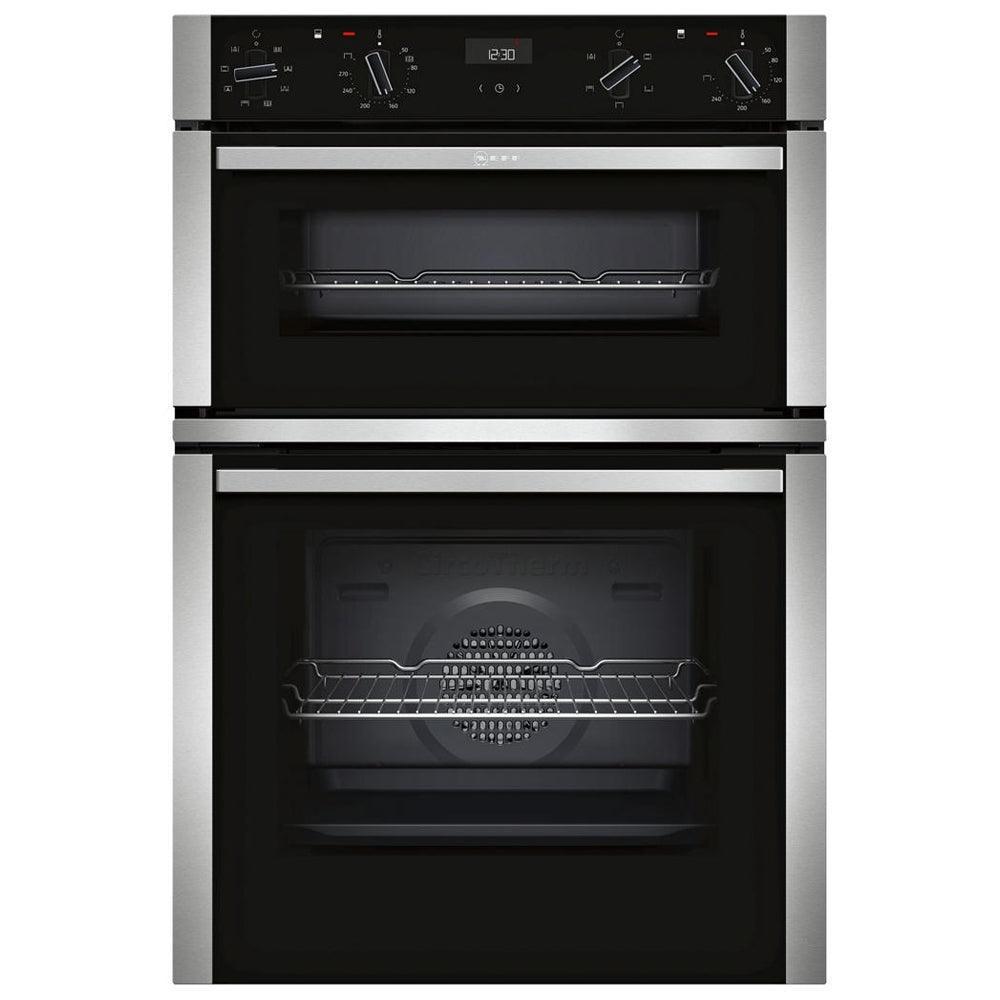 Neff N50 Built-In Electric Double Oven - Black | U1ACE2HN0B from DID Electrical - guaranteed Irish, guaranteed quality service. (6890781737148)