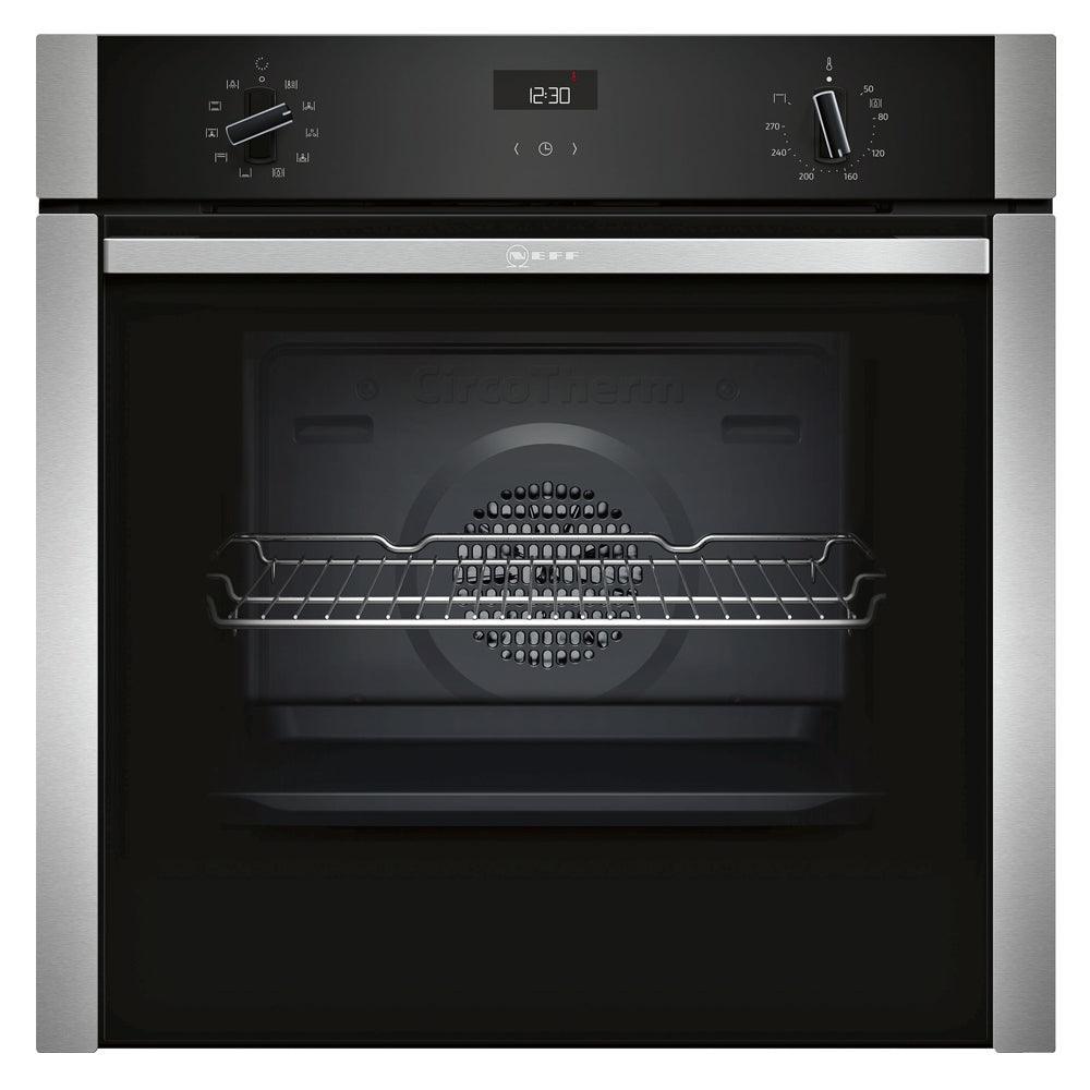 Neff N50 Built-In Electric Single Oven - Stainless Steel | B3ACE4HN0B from DID Electrical - guaranteed Irish, guaranteed quality service. (6890781638844)