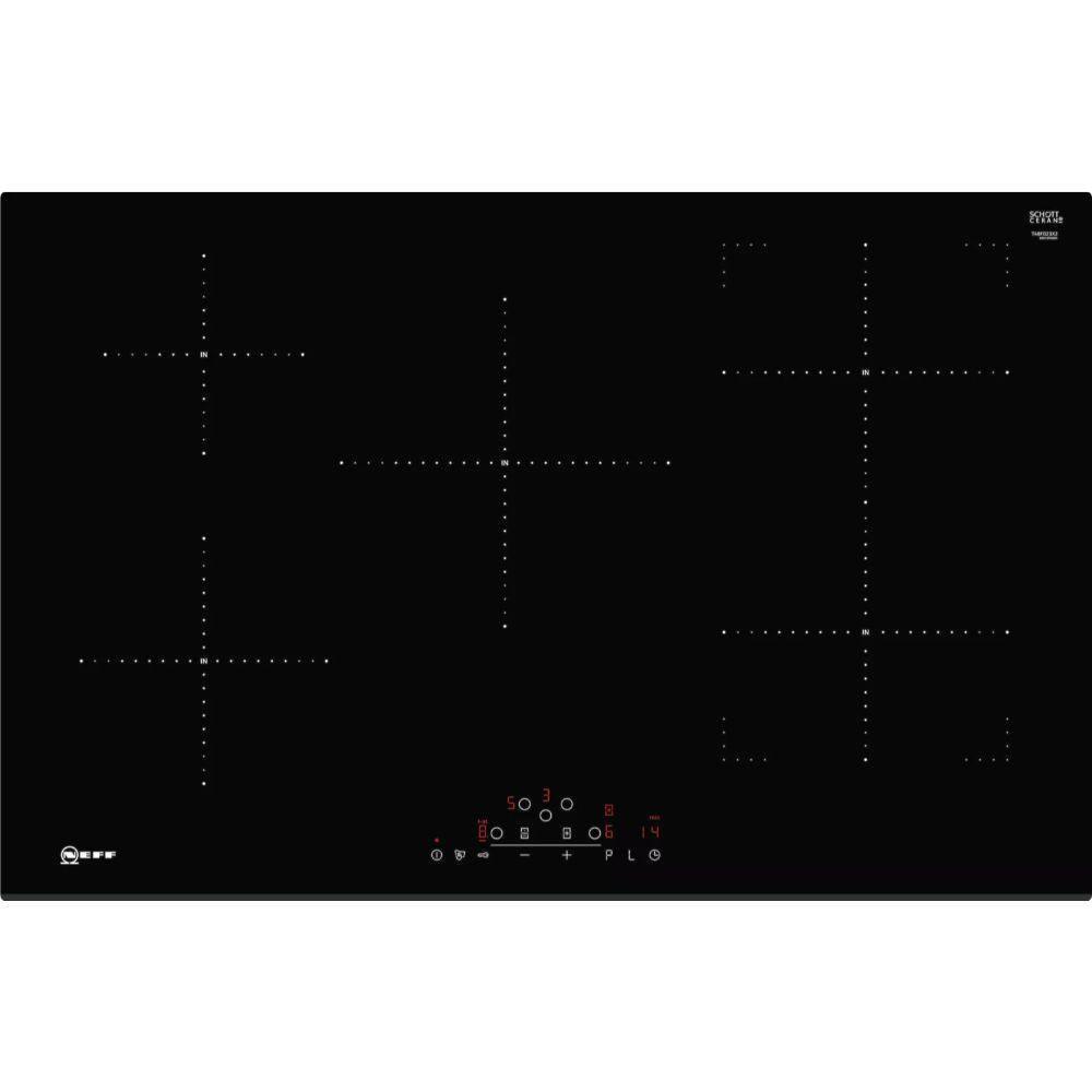 Neff N70 80CM Frameless Induction Hob - Black | T48FD23X2 from DID Electrical - guaranteed Irish, guaranteed quality service. (6977555136700)