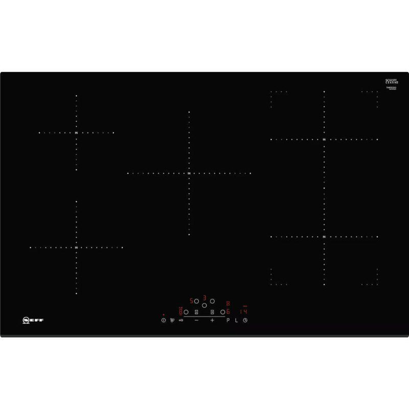 Neff N70 80CM Frameless Induction Hob - Black | T48FD23X2 from DID Electrical - guaranteed Irish, guaranteed quality service. (6977555136700)