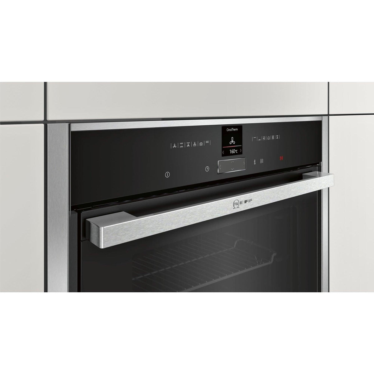 Neff N70 Built-In Electric Single Oven - Stainless Steel | B57CR22N0B from DID Electrical - guaranteed Irish, guaranteed quality service. (6890747756732)