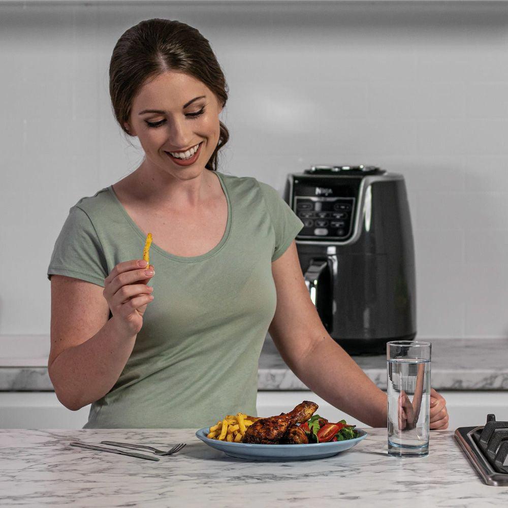 Ninja 5.2L 1750W Air Fryer - Grey | AF160UK from DID Electrical - guaranteed Irish, guaranteed quality service. (6977535312060)