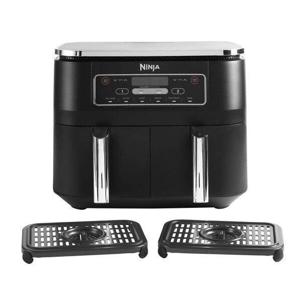 Ninja 7.6L 2400W Dual Zone Air Fryer - Grey | AF300UK from DID Electrical - guaranteed Irish, guaranteed quality service. (6977575715004)