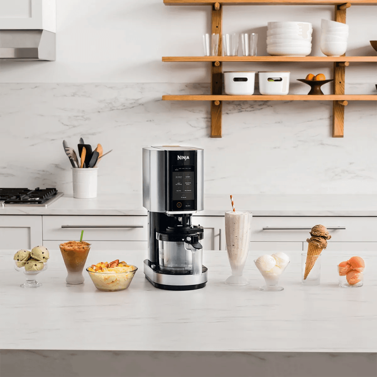 Ninja CREAMi Ice Cream & Frozen Dessert Maker - Black & Grey | NC300UK (7524475175100)