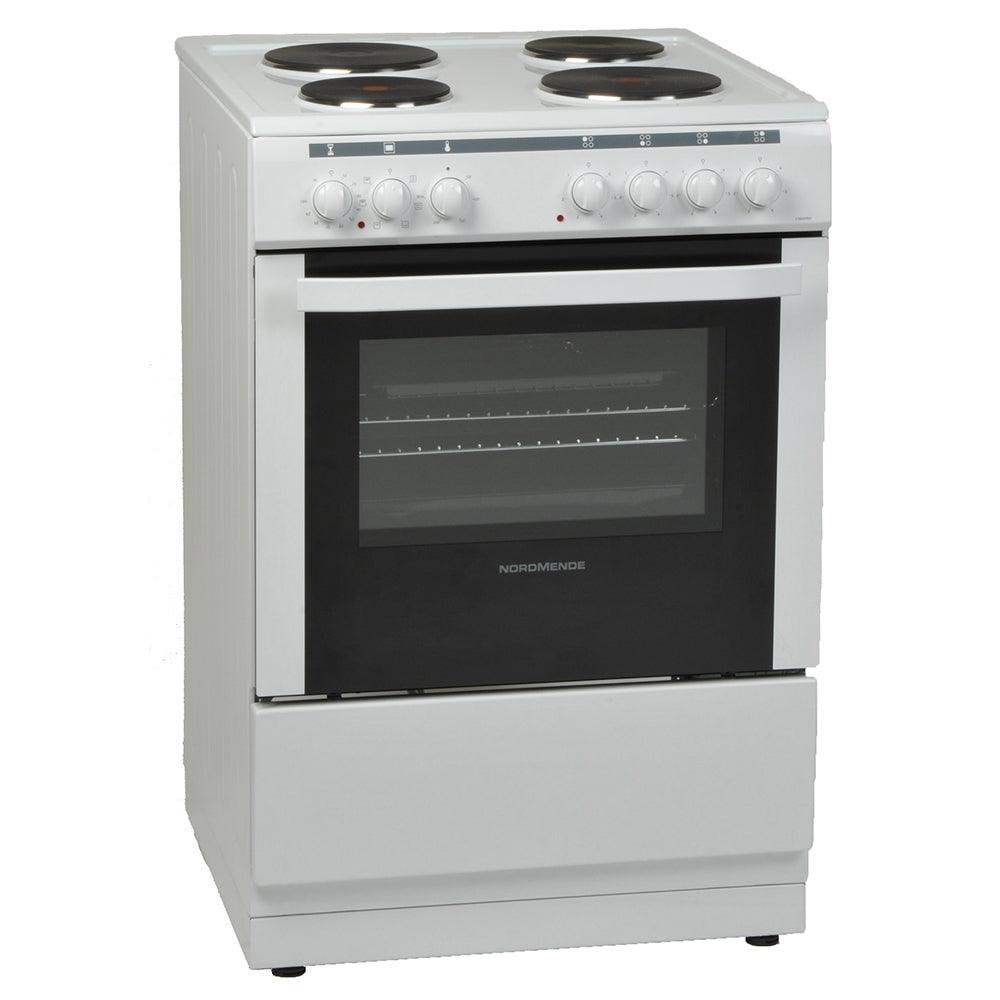 Nordmende 60cm Freestanding Electric Cooker - White | CSE63WH from DID Electrical - guaranteed Irish, guaranteed quality service. (6890806804668)