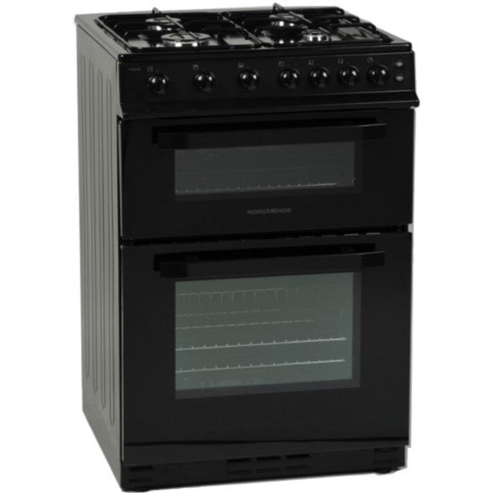Nordmende 60cm Freestanding LPG Gas Cooker - Black | CTG61LPGBK from DID Electrical - guaranteed Irish, guaranteed quality service. (6890753556668)
