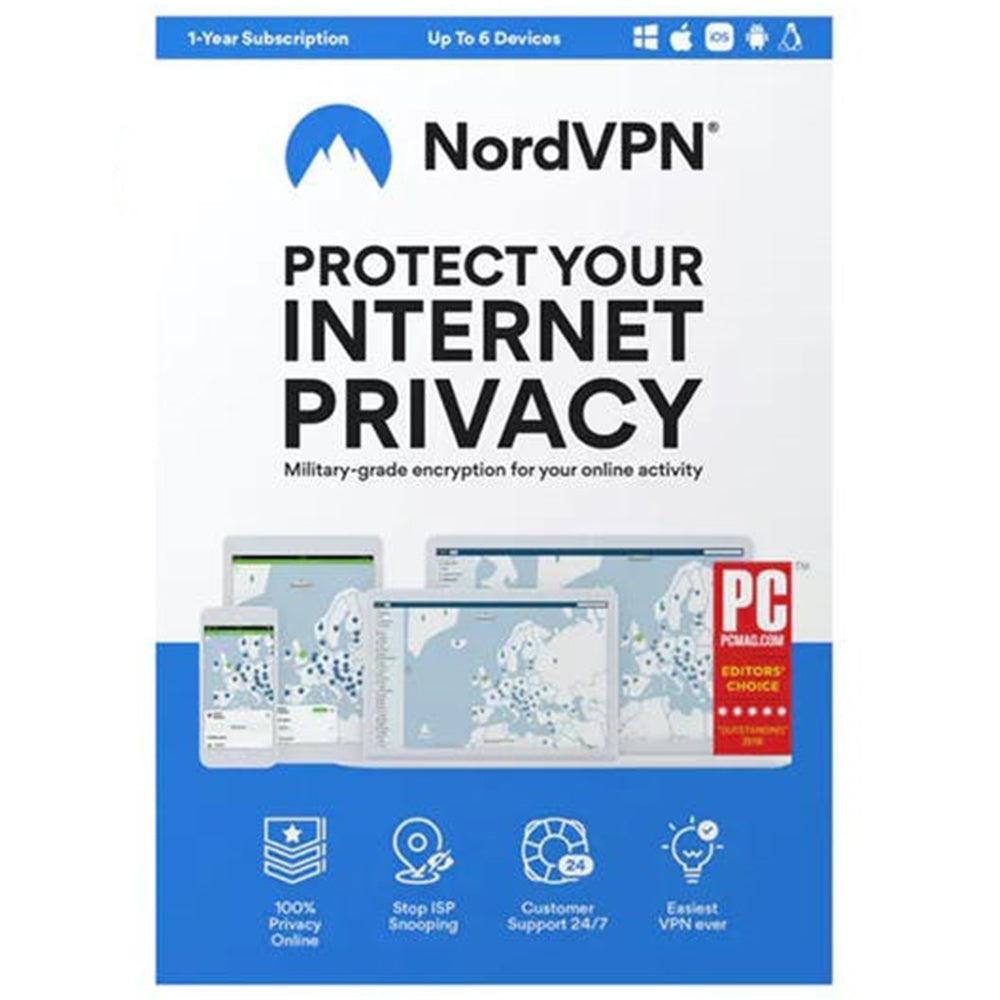 Nordvpn Internet Privacy Software 1 Year Subscription | 53-NV1C1YBUK from DID Electrical - guaranteed Irish, guaranteed quality service. (6977453490364)