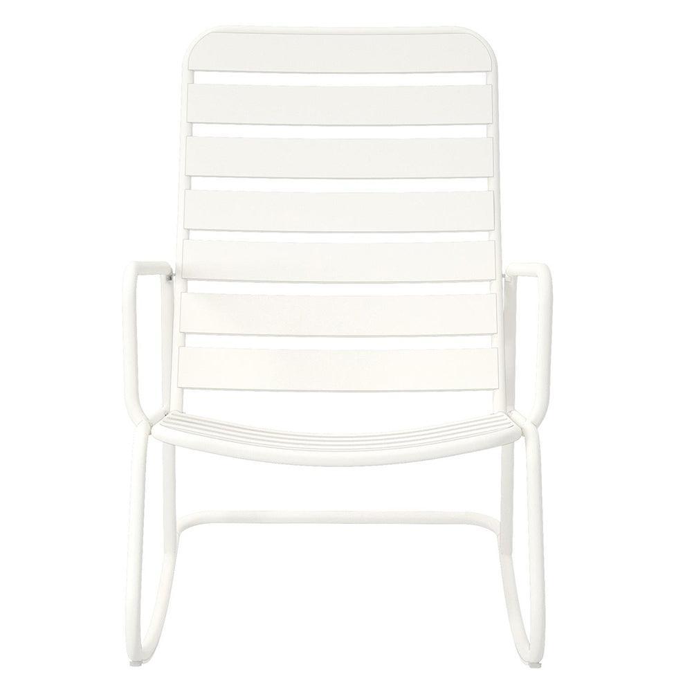 Novogratz Roberta Metal Rocking Chair - White | 88065WHT1E from DID Electrical - guaranteed Irish, guaranteed quality service. (6977708327100)