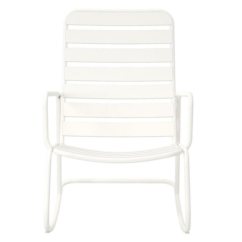 Novogratz Roberta Metal Rocking Chair - White | 88065WHT1E from DID Electrical - guaranteed Irish, guaranteed quality service. (6977708327100)