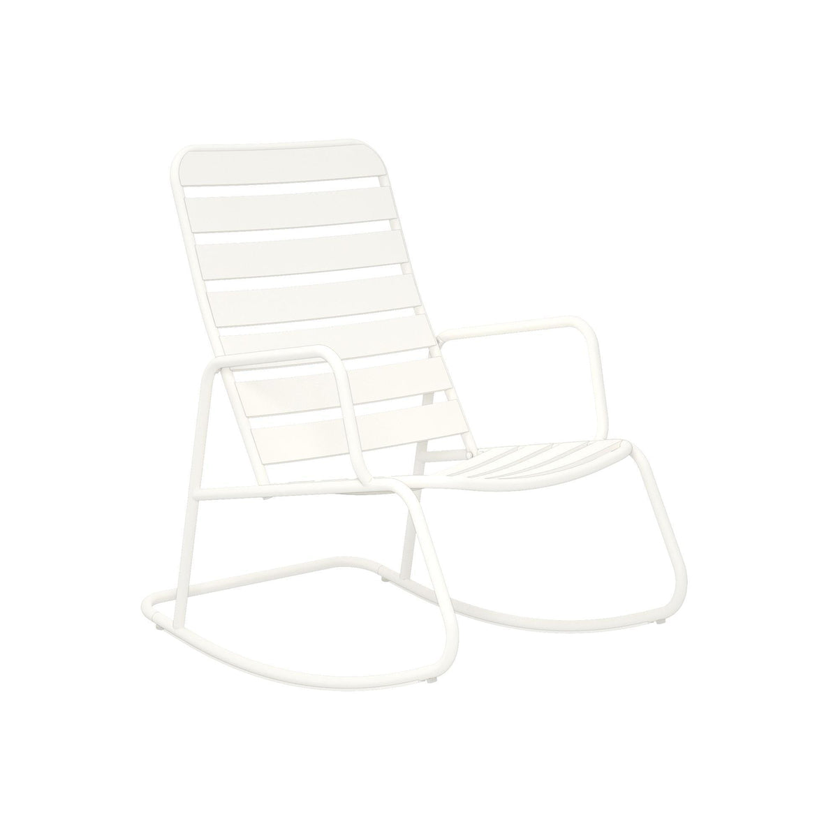 Novogratz Roberta Metal Rocking Chair - White | 88065WHT1E from DID Electrical - guaranteed Irish, guaranteed quality service. (6977708327100)
