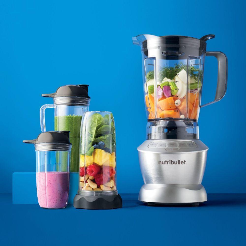 NutriBullet 1.8L 1200W Family Combo Blender - Silver | 01417A from DID Electrical - guaranteed Irish, guaranteed quality service. (6977671430332)